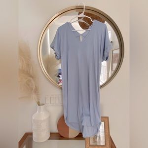 Pink blush maternity dress worn once